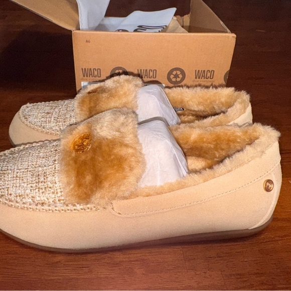 NIB Women's Spenco Revitalign Women's Birch Tweed Orthotic Moccasin 5.5D Wide - Picture 2 of 7